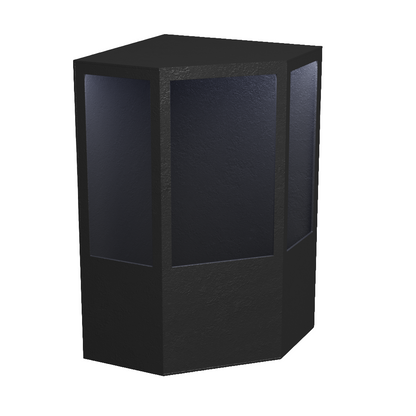 6FT PVC corner enclosure